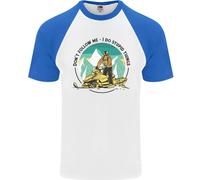 Motoneve Don'T Follow Me Funny Uomo S/S Baseball T-Shirt