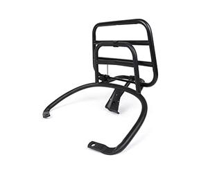 MOTONOSTRA Portapacchi Nero Pieghevole Posteriore Compatibile per Vespa Primavera 50, 125, 150, IGET, ABS, Sprint
