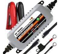 MOTOPOWER MP00205B 12V 1000mA Caricabatterie Automatico per Auto, Moto, ATV e altro