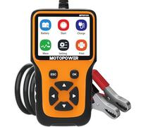 MOTOPOWER MP0515A 12V Tester di carica della batteria dell'auto e analizzatore dell'alternatore