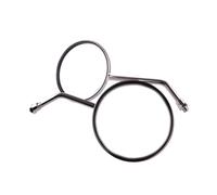 Motor 2x Chrome Motorcycle Round Rearview Side Mirrors Rear View 10mm Universal