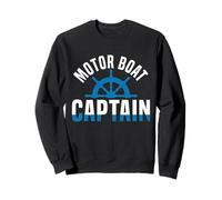 Motor Boat Captain Nautical Boating Design Felpa