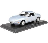 MAZDA MX-5 SPIDER 1989 CABRIOLET - SILVER 1:18 NOREV 188023