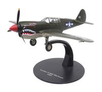 Motor city classics Militaria Diecast da collezione | Curtiss P-40N Warhawk | Modello in scala 1:72 27297-39 | Regalo militare