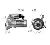 Motor Di Avviamento EM156Q 30730N SX5039 23300-90069 23300-54T00 23300-1S900