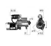 MOTORINO AVVIAMENTO COMPATIBILE Nissan Navara (d22) (1997->) 2,5 - 98kw 133cv d