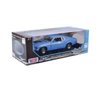 Motor Max 1/18 Scala Diecast - 1970 Ford Mustang Boss 429 Blu 73154TC