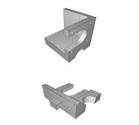 Motor Mount for Anet A8 Y-Axis with Enhanced Cooling - SKR E3 V2 Compatible