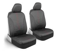 Motor Trend BDK, coprisedili impermeabili per auto, solo per sedili anteriori, confortevoli protezioni in neoprene con cuciture bicolore, facili da installare, universali, adatti per la maggior parte