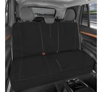 Motor Trend SpillGuard M268 - Coprisedile posteriore impermeabile, cuciture grigie, protezione per sedile posteriore con imbottitura in neoprene, coprisedile posteriore per bambini e cani, coprisedili