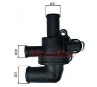 MOTORAD Termostato Refrigerante 91°C Adatto A per Smart Cabrio Fortwo Con