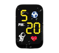 Motorbike Dashboard Clock, Waterproof Mini Fixture, Light Build with Reliable Utility, Cycling Accessory with Portable Design, 1.81x1.22x0.35 inches Riding Organizer, Time Gear for Enthusiasts