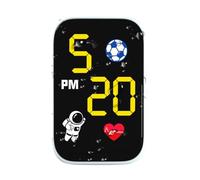 Motorbike Dashboard Clock, Waterproof Mini Fixture, Light Build with Reliable Utility, Cycling Accessory with Portable Design, 1.81x1.22x0.35 inches Riding Organizer, Time Gear for Enthusiasts