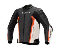 Motorbike Leather Racing missile v2 CE Level 2 Armor Real Cowhide Biker Jacket