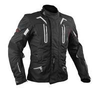 Motorbike Motorcycle CE Armours Warterproof Textile Jacket Thermal Layer Black