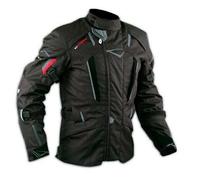 Motorbike Motorcycle Waterproof CE Armours Textile Touring Tex Jacket Black