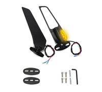 Motorbike Turn Light - Motorcycle Rearview Mirror, LED Signal Mirror Universal Fit LED Indicator, Commuting Delivery Travel Safety, Safety Multi Functional Riding for Commuting Travel Delivery