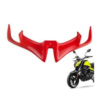 MOTORCHLE WINGLETS - Kit spoiler anteriore ABS | Ala aerodinamica e becco per pinna di squalo | Spoiler di ala laterale dinamica decorativa per lo stile della moto, la modifica, l'uso della strada
