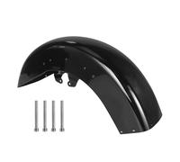Motorcycle 17'' Front Mudguards Gloss Black Wheel Wrap Cover Iron For Harley For Touring For Road King For Electra Glide CVO 2014-22,senza problemi