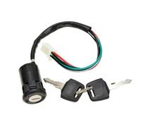 Motorcycle 4 Pin Ignition Key Switch Keys Lock Fit For 50cc 70cc 90cc 110cc 125cc Quad ATV Dirt Accessories Replacement