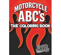 Motorcycle ABCs coloring book