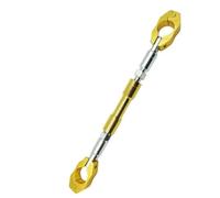 Motorcycle Adjustable Balance Handle Bracket Reinforced Level Crossbar Handlebar Modification Steering Wheel Strength Barra di Rinforzo Manubrio(Yellow)