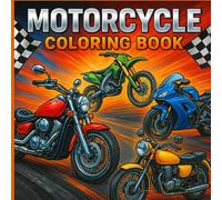 Motorcycle adventure: Coloring book
