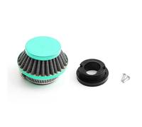 Motorcycle Air Filter With Connector 42mm 43mm Reusable For 47cc 49cc ATV | Fits 47cc 49cc engines with a reusable aluminum air filter for clean intake airflow(Green)