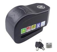 Motorcycle Alarm Disc Brake Lock | Portable Bike Disc Lock | Anti Theft Bicycle Brake Wheel Lock, Compact Motorcycle Brake Disc Locks, Alarmed Disc Lock for Scooters