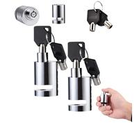 Motorcycle and Bicycle Anti-Theft Disc Brake Lock, Lockbike Disc Brake Lock-Theft Steel Zinc High Security Metal Motorcycle Bicycles Locks,Water Resistant Rust,forbicycles Motorbikes (2pcs)