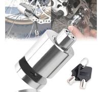 Motorcycle and Bicycle Anti-Theft Disc Brake Lock, Motorbike Security Disc Wheel Lock with Two Keys, Heavy Duty Alloy Steel Brake Padlock, for Motorcycle Road Cycle Mountain Bike Bicycle (1PCS)