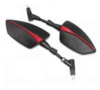 Motorcycle Bar End Mirrors Adjustable Rearview Mirror Side | for yamaha MT07,MT09,Tracer 900,9 GT,MT10,MT03,MT25,MT01,MT 07,MT 09(Red)