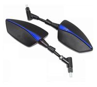 Motorcycle Bar End Mirrors Adjustable Rearview Mirror Side | for yamaha MT07,MT09,Tracer 900,9 GT,MT10,MT03,MT25,MT01,MT 07,MT 09(Blue)