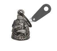 Motorcycle Bell with Hanger for Biker, Good Luck Biker Bells & Motorcycle Accessories, Key Chain with Delicate Luck Bell