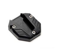 Motorcycle Bike Kickstand Extender Foot Side Stand Extension Pad Support Plate Espansore per cavalletto per moto(Nero)