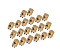 Motorcycle Brake Nipple Screws and Solderless Throttle Connector,20/30-Pack Black and Gold Metal Fittings for Gas and Carburetor Cables Replacement(20)