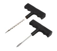 Motorcycle Car Tubeless Tire Repair Plug Kits Rasp Needle Patch Fix Tools Set