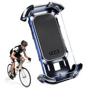 Motorcycle Cell Phone Holder - Anti Shake Mount Clamp, Handlebar Bracket | ATV Dirtbike Scooter Phone Stabilization Support Device, Secure Riding Navigation Phones Mounting System for Electric Vehicle