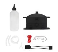 Motorcycle Chain Kit with Chain Cleaner Brush and Chain Lube Device Efficient Gear Tool for Motorcycle Bike Maintenance Reduces Chain Stretch by 30% Extends Chain Lifespan Red Blue (Black)