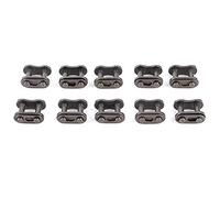 Motorcycle Chain Master Link 10Pcs | High - Strength Steel 428 Chain Connector | Reusable Chain Joint for Secure Connection | Long - Wearing Motorcycle Accessories