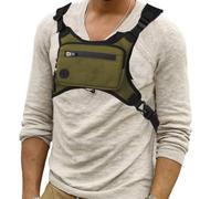 Motorcycle Chest Bag,Outdoor Sports Chest Bag Running Vest - Phone Holder Vest Backpack Fitness & Outdoors For Motorcycle Women Hiking Camping Climbing Cycling Fishing Hunting Walking