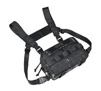 Motorcycle Chest Bag, Running Vest Carrier, 8.66x5.51x3.54 Inches Lightweight and Adjustable Strap Design, Tackle Storage Vest for Workouts Cycling Hiking Hunting Camping Outdoor