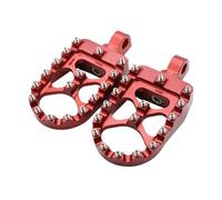Motorcycle CNC 360° Rotating Foot pegs For Iron 883 FLS Standard FXST XL1200L(Red)