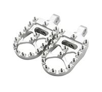 Motorcycle CNC 360° Rotating Foot pegs For Iron 883 FLS Standard FXST XL1200L(Silver)