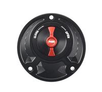 Motorcycle CNC Fuel Tank Cap Gas Oil Tank Cover Petrol Cover Compatible With YZF R3 R25 R6 R1 R125 250 2010-2023(Black Red)