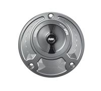 Motorcycle CNC Fuel Tank Cap Gas Oil Tank Cover Petrol Cover Compatible With YZF R3 R25 R6 R1 R125 250 2010-2023(Gray Black)