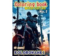 Motorcycle coloring book for children