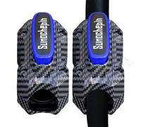 Motorcycle Crash Bar Protectors - 2Pcs Engine Anti-Scratch Crash Bar Block For Frame Protection | Fits 0.78-1.02in Pipe Diameter Bumper Protector | Anti-Fall Antis-Collision Resistant Guard For