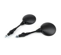 Motorcycle Custom 10mm Rearview Side Mirrors per Kawasaki KL250 KL600 KL650