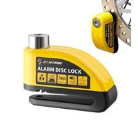Motorcycle Disc Lock, Anti-Theft Brake Alarm, Heavy Duty Security Device, Loud Theft Alert System, Compact Steel Body, Easy Lock Mechanism, Motorcycle, Bicycle, 3.74x1.57x1.5 inches